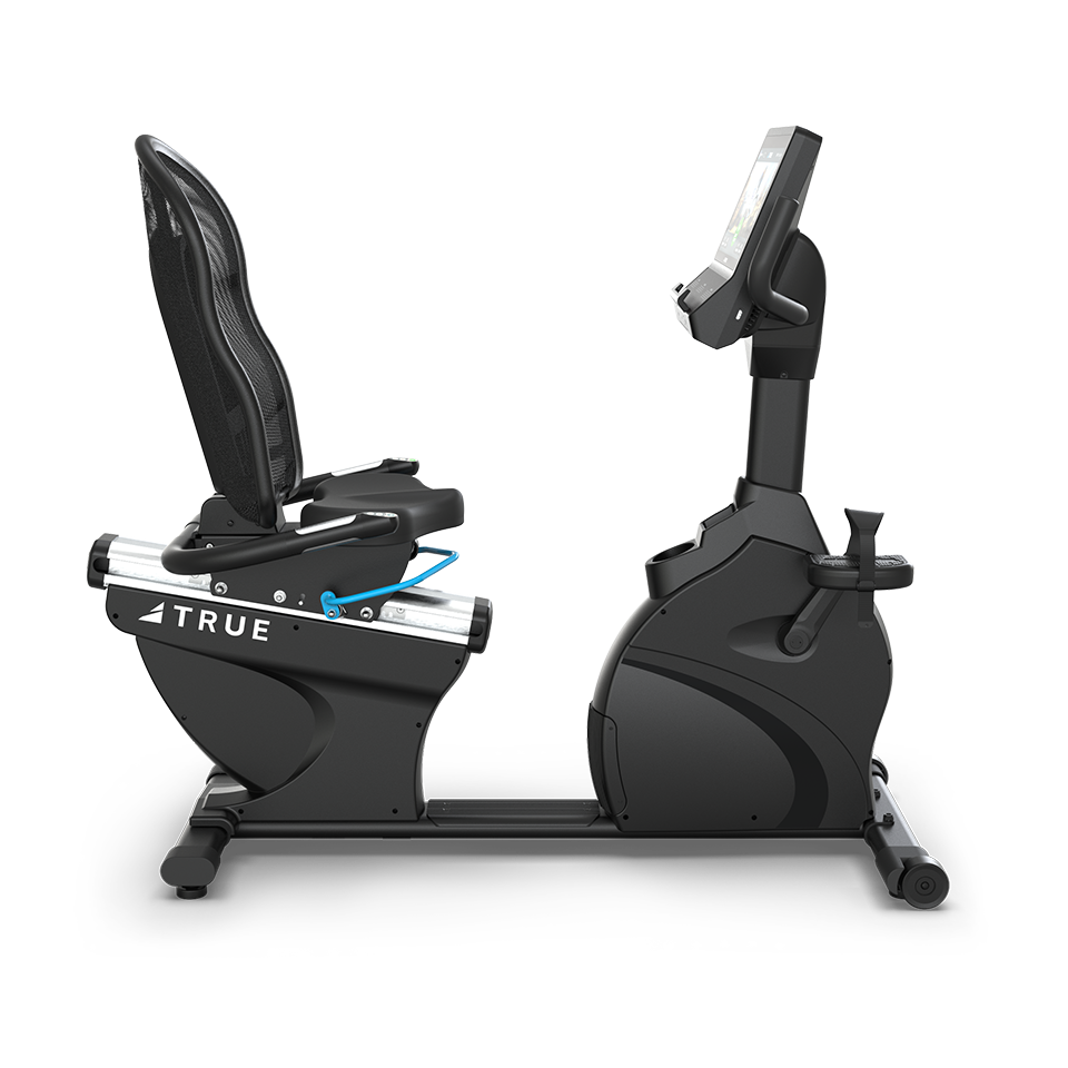 True Fitness Performance Series Recumbent Bike – right side view