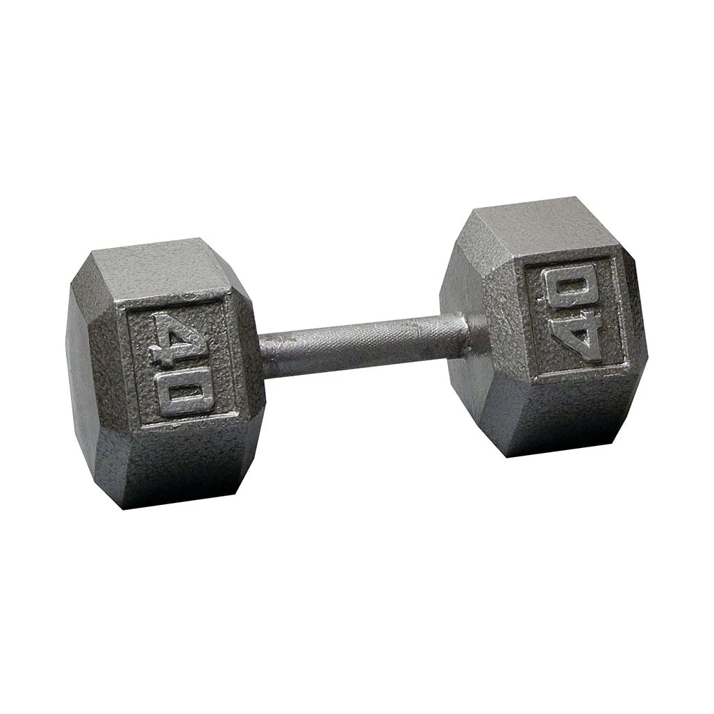 Cast iron hex dumbbell