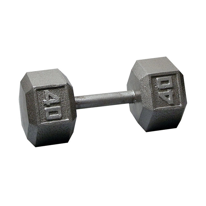 Cast iron hex dumbbell