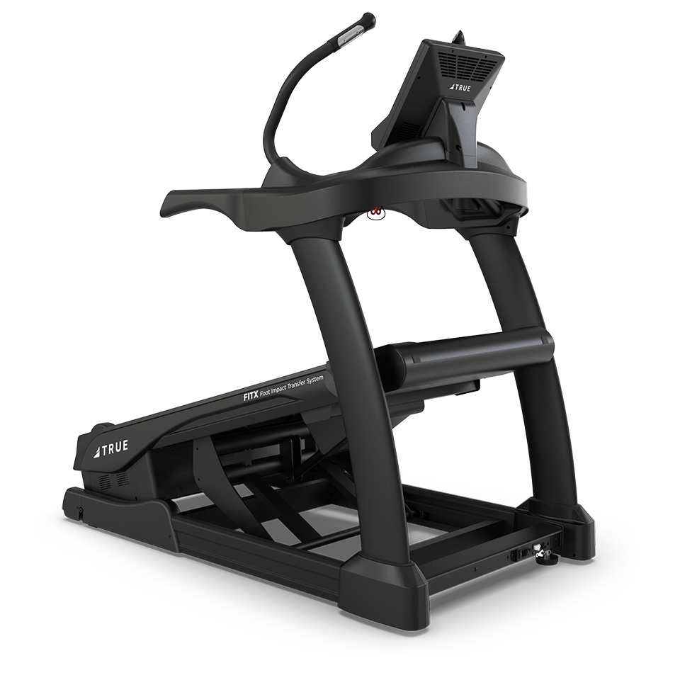 True Fitness Alpine Runner Incline Treadmill – front 3/4 view