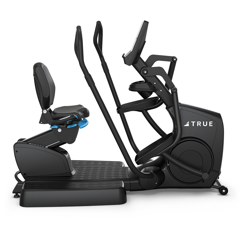 True Fitness Apex Recumbent Elliptical – right side view