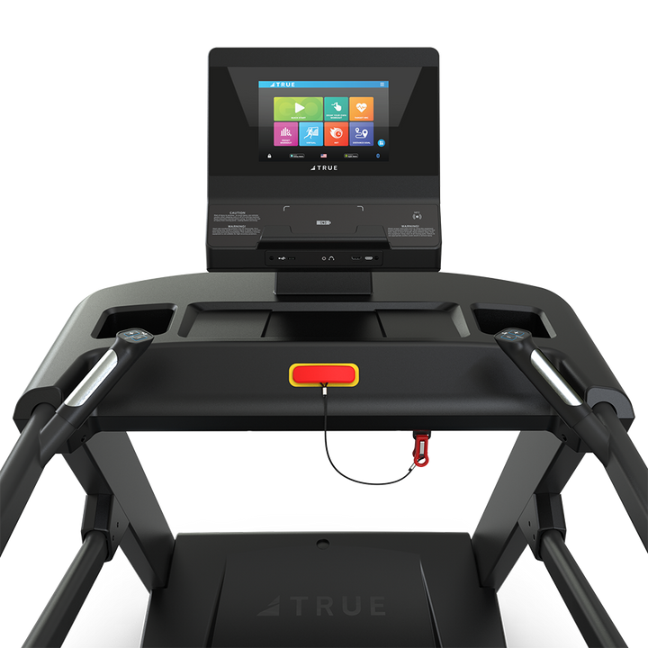 True Fitness Apex Treadmill – user view, Unite 10″ touchscreen