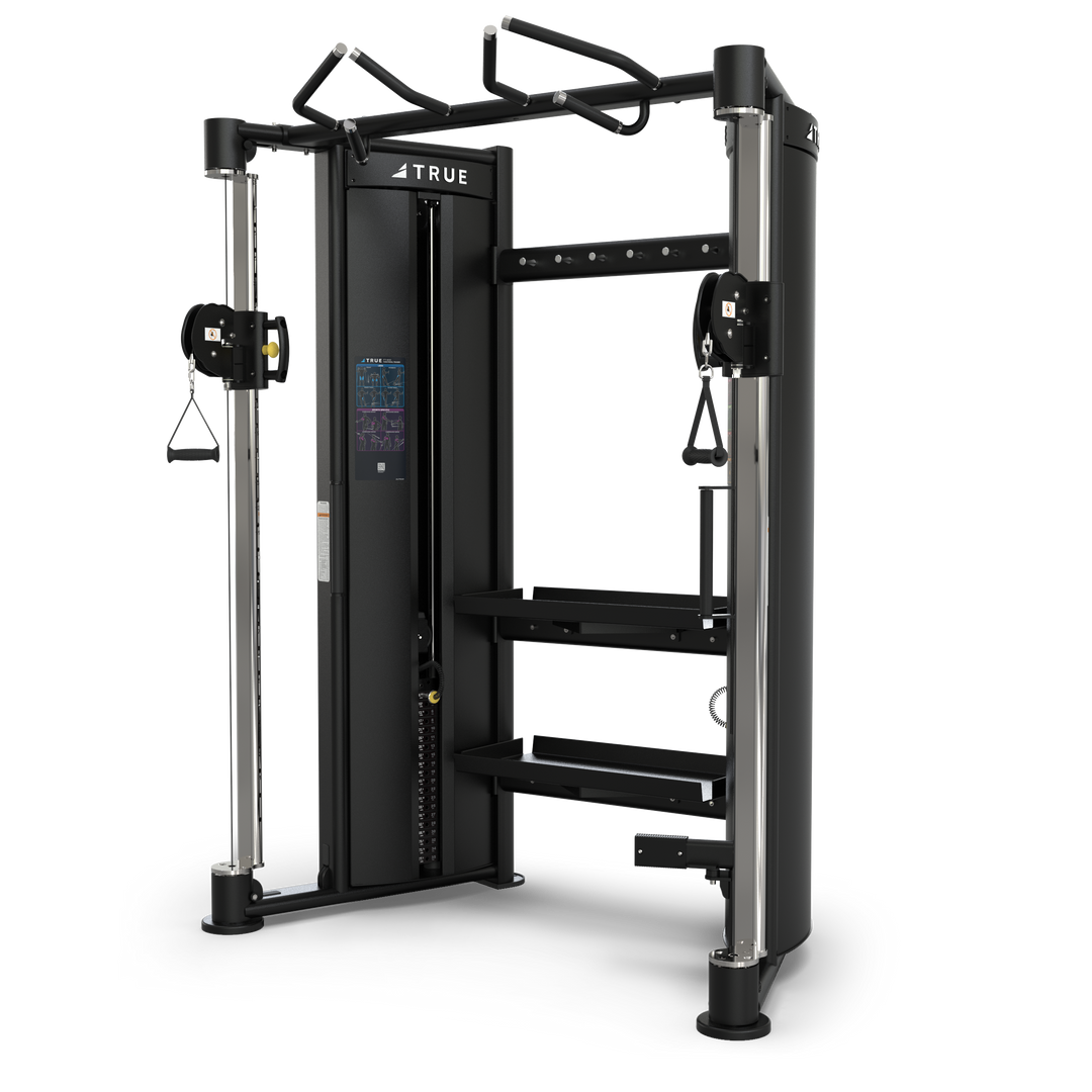 True Fitness FT-900 Functional Trainer – front 3/4 view