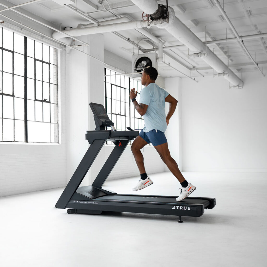 True Fitness Gravity Plus Treadmill in use
