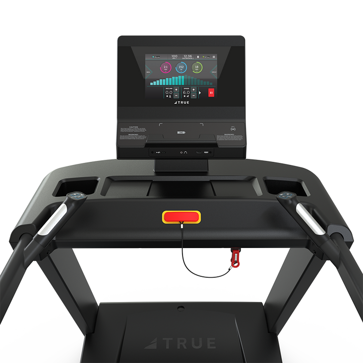 True Fitness Gravity Plus Treadmill – user view, Unite 10″ touchscreen