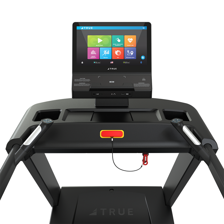 True Fitness Gravity Plus Treadmill – user view, Unite 16″ touchscreen
