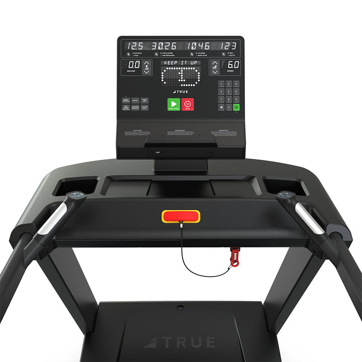 True Fitness Gravity Plus Treadmill – Unite LED console close-up