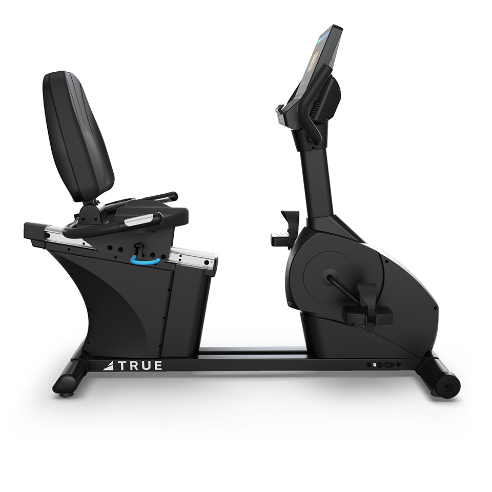 True Fitness Gravity Recumbent Bike – right side view