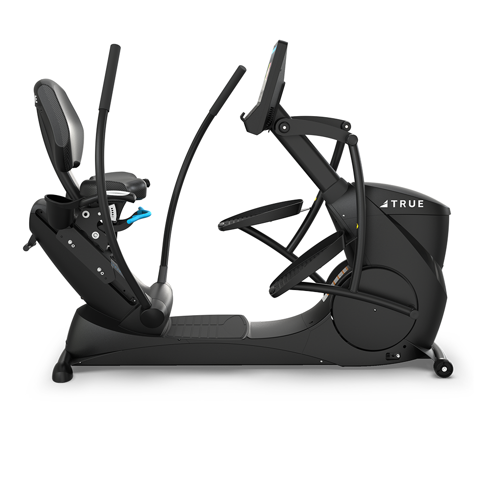 True Fitness Gravity Recumbent Elliptical – right side view