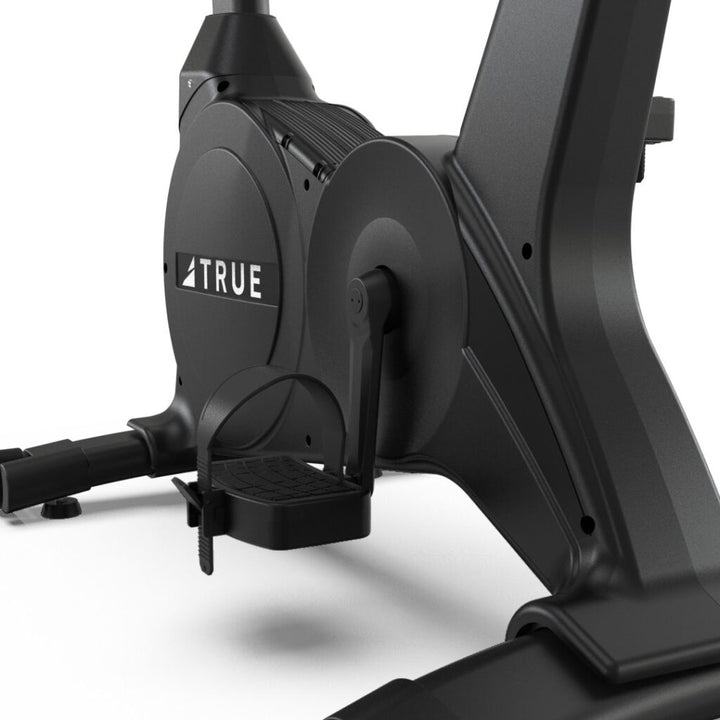 True Fitness Gravity Upright Bike – drive system close-up