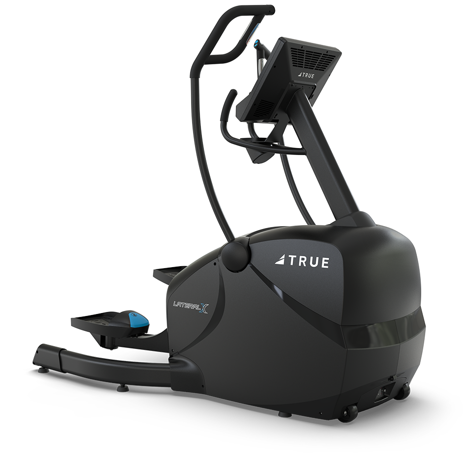 True Fitness LateralX Cross Trainer – front 3/4 view