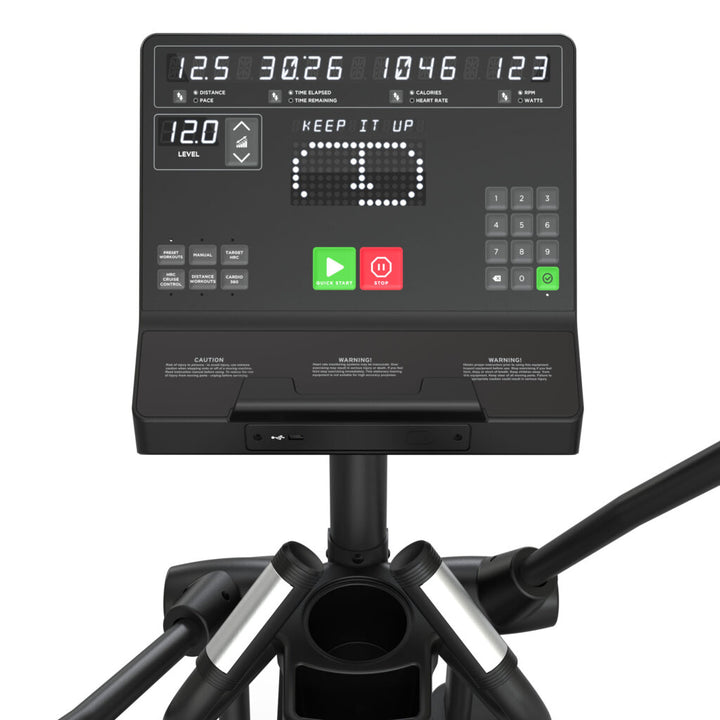 True Fitness Launch Elliptical in use