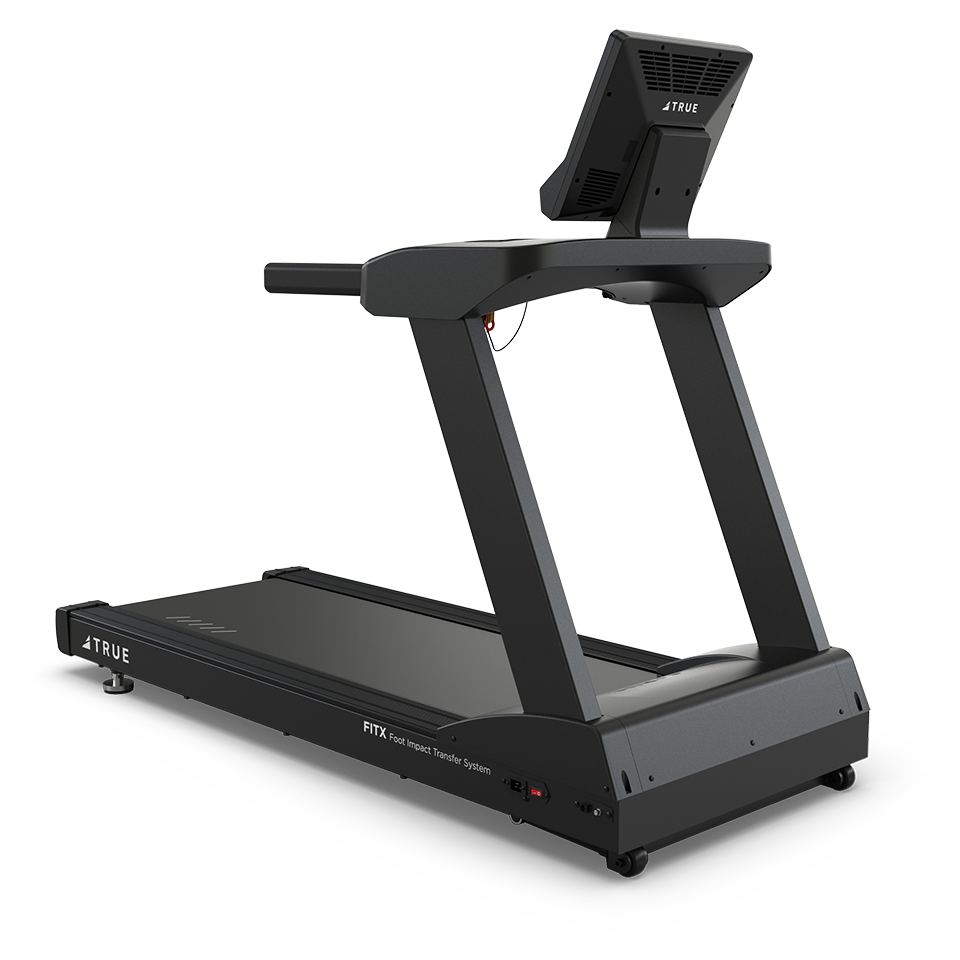 True Fitness Launch Treadmill – front 3/4 view