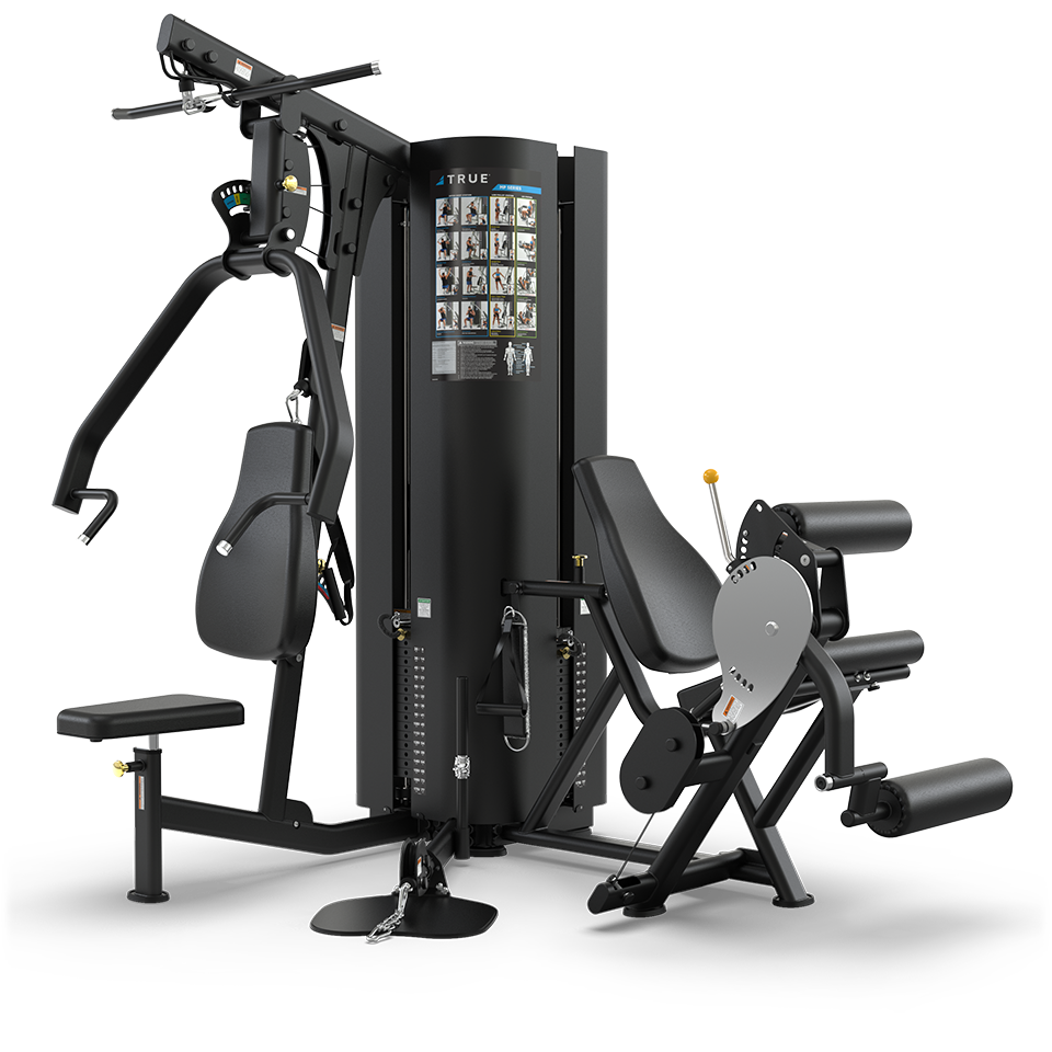 True Fitness MP2.0 Multi-Station Gym – front 3/4 view