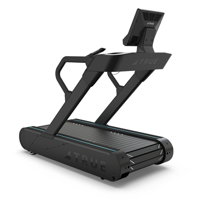 True Fitness Stryker Slat Treadmill – front 3/4 view