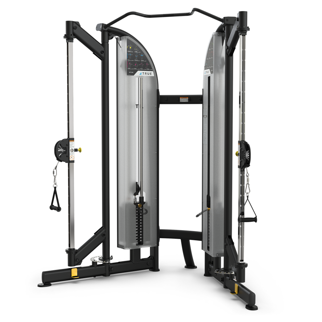 True Fitness XFT-100 Extreme Functional Trainer – front 3/4 view