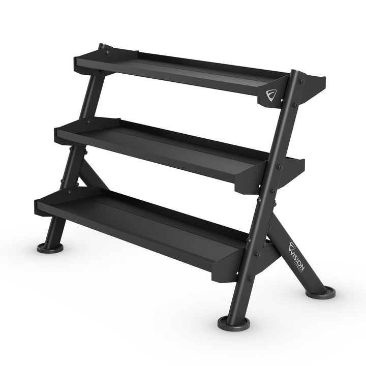 Vision Fitness 400-ADBR Adjustable Dumbbell Rack, 48 inch width