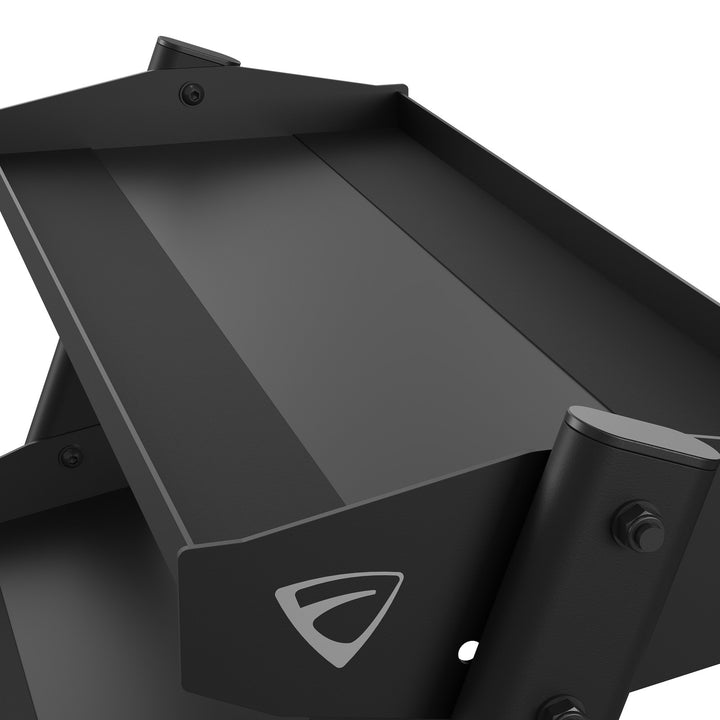 Vision Fitness 400-ADBR – shelf corner and Vision logo detail